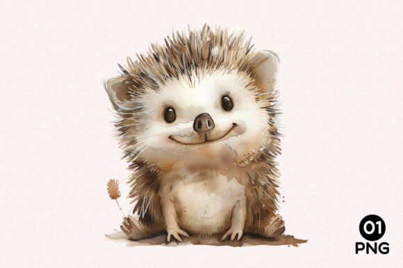 Download Romantic Hedgehog Clipart Design - Premium Resources