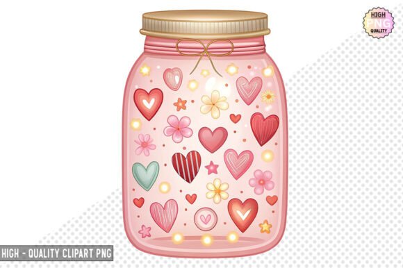 Download Romantic Jar Clipart Design – PNG File - Premium Resources