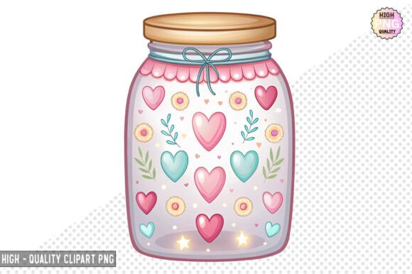 Download Romantic Jar Clipart Design – PNG File - Premium Resources