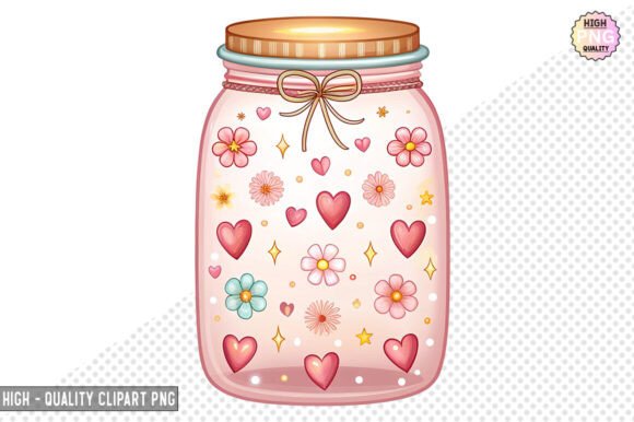 Download Romantic Jar Clipart Design – PNG File - Premium Resources